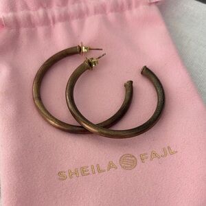 Sheila Fajl Petite Everybody’s Favorite Hoops in Burnished Copper